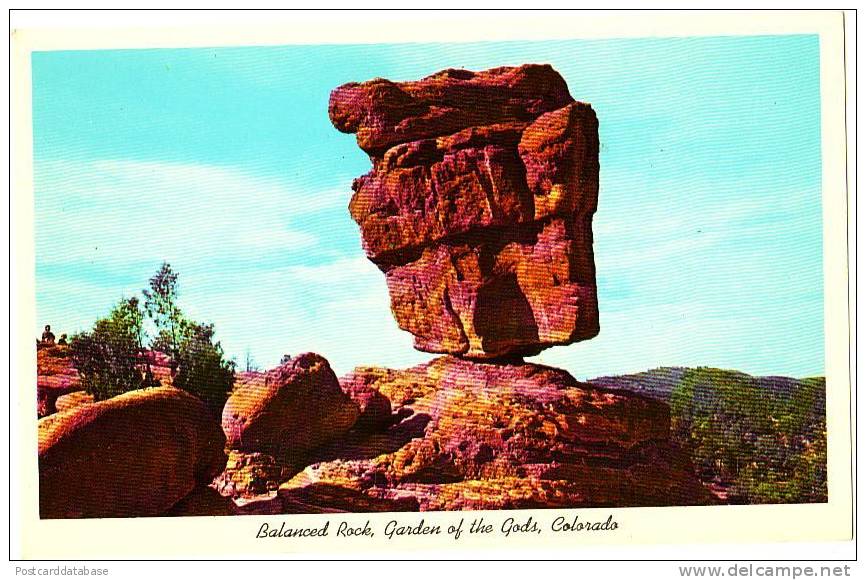 Balanced Rock - Garden Of The Gods, Colorado - Colorado Springs