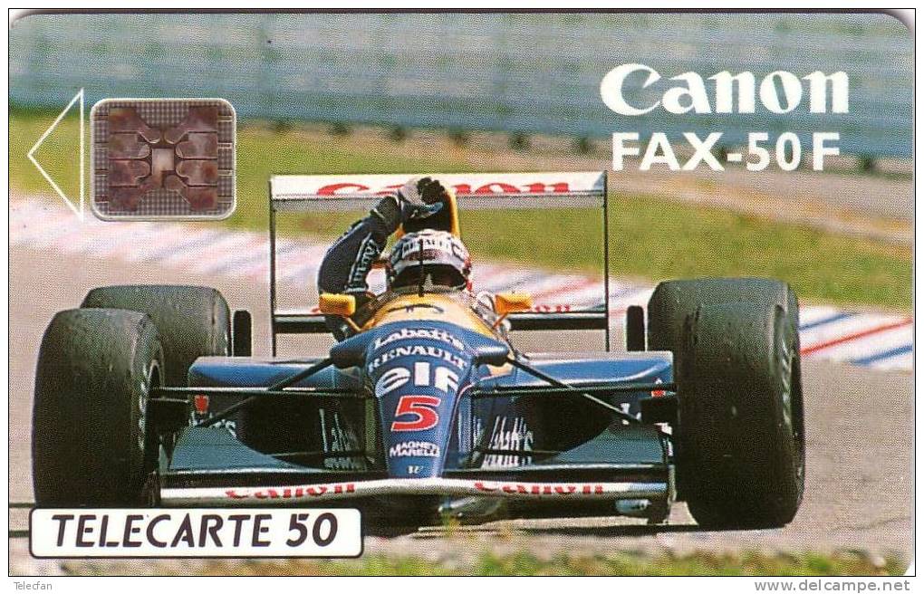 FRANCE PRIVEE CANON RENAULT FORMULE 1 F1 FORMULA 1 ELF SC5 N° 45458 PE EN 737 UT - 50 Einheiten