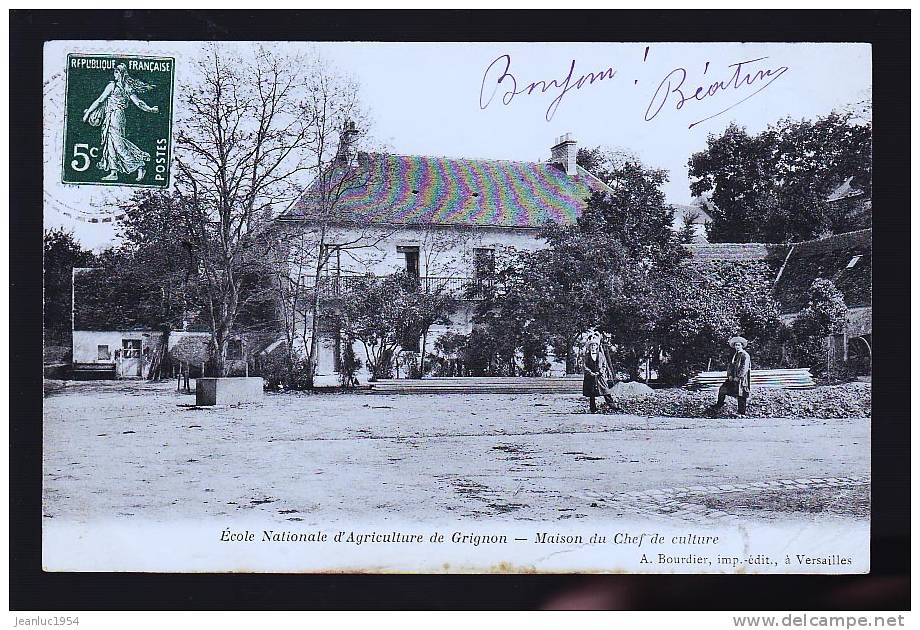 GRIGNON ECOLE AGRICULTURE - Grignon