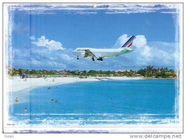 Calendrier 2000 St Martin (Antilles) Grand Format  24 Pages Glacées 21 X 30 Cm  TBE - Groot Formaat: 1991-00