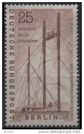 ALLEMAGNE BERLIN  137 ** MNH Funkstelle Antenne émetteur Radio Exposition Industrie - Unused Stamps