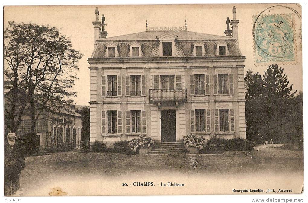 89  CHAMPS  CHATEAU 1905 - Champs Sur Yonne
