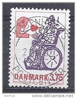 DENMARK 1992 Danish Cartoon Characters.- 3k75 Love Letter FU - Oblitérés