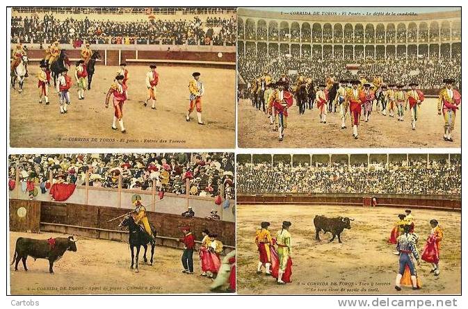 Très Belle Série De 25 Cartes Postales Anciennes Sur La CORRIDA - Corrida