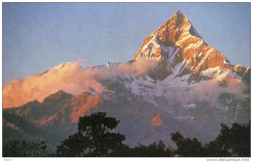 Nepal - Peak Of Machhapuchhare (22,958 Ft), Pokhara. [CPM Postcard] - Nepal