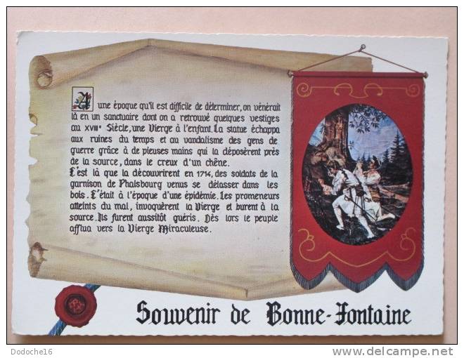 BONNE FONTAINE Par Phalsbourg - CPSM Dentelée - Phalsbourg