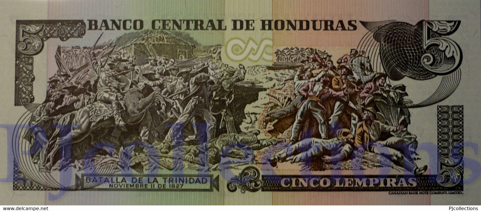 HONDURAS 5 LEMPIRAS 2003 PICK 85c UNC - Honduras