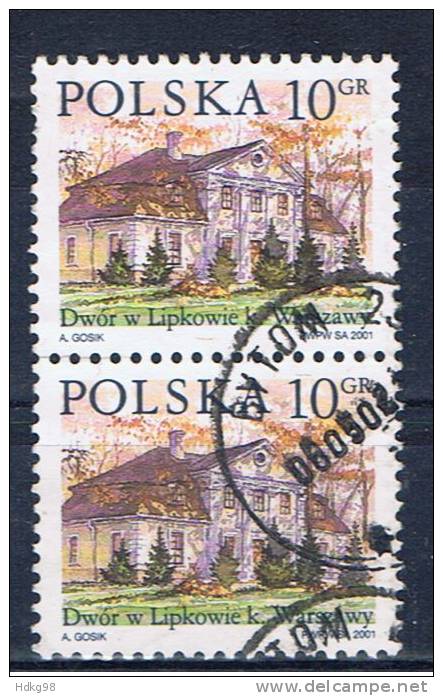 PL+ Polen 2001 Mi 3890 (Paar) - Used Stamps