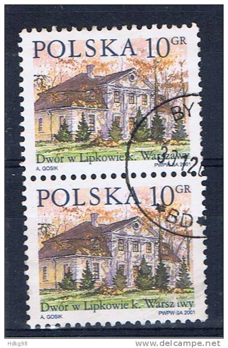 PL+ Polen 2001 Mi 3890 (Paar) - Used Stamps
