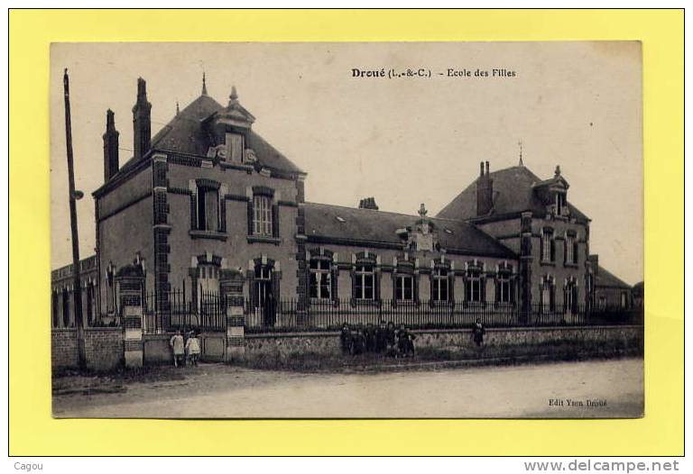 DROUE (L. & C.) - Ecole Des Filles - Droue