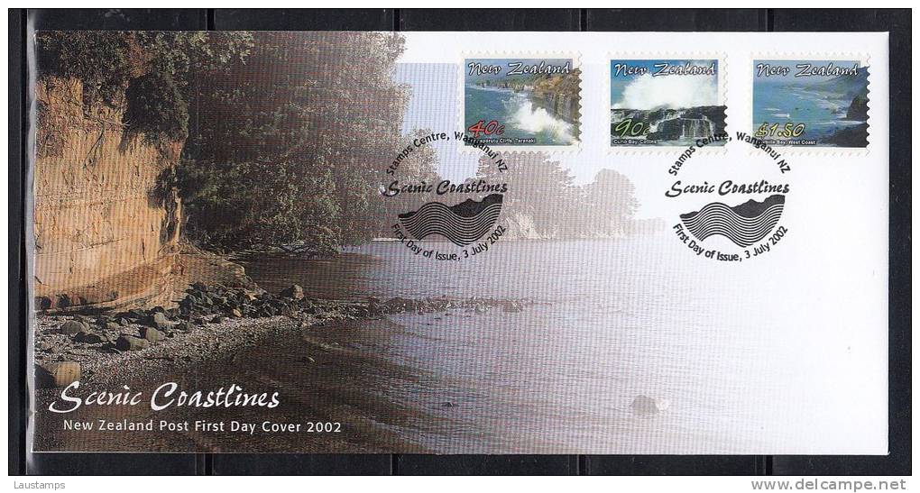 New Zealand 2002 Scenic Coastline FDC - FDC