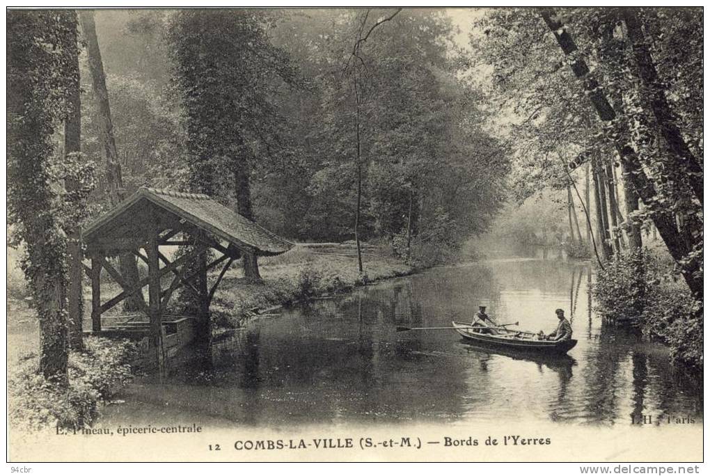 CPA (77) COMBS LA VILLE  Les Bords De L Hyeres - Combs La Ville