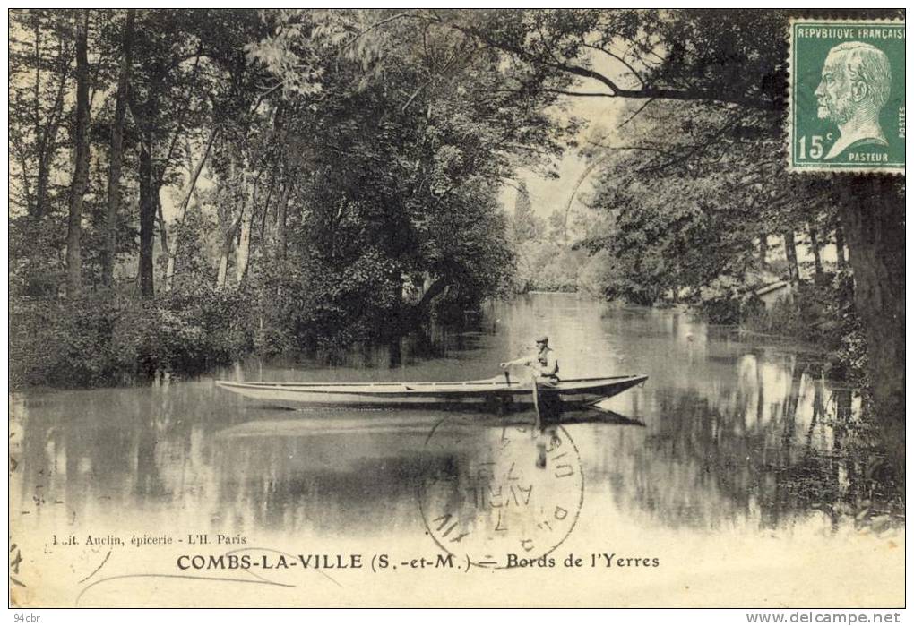 CPA (77) COMBS LA VILLE  Bords De L Yerres - Combs La Ville