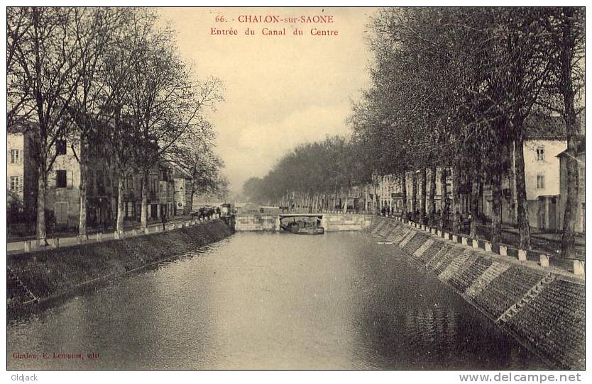 CHALON-sur-SAONE Entrée Du Canal Du Centre - Chalon Sur Saone