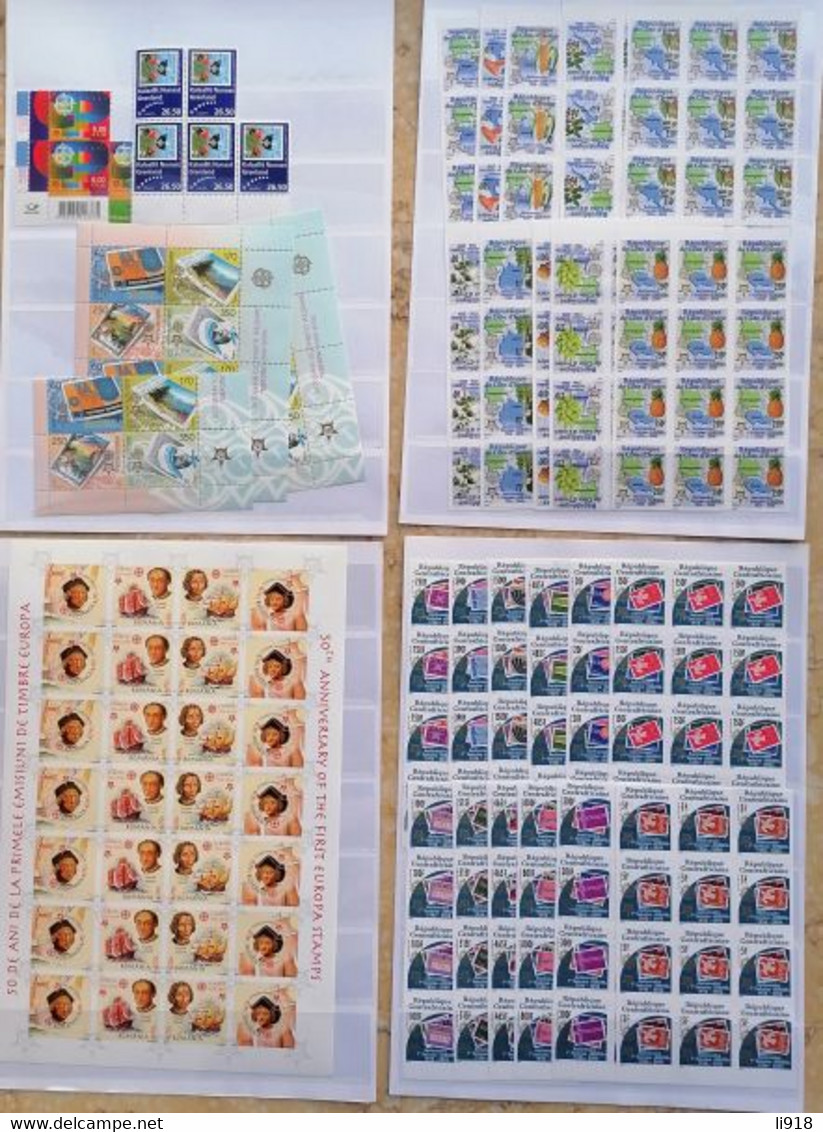 2006 Europa 50 Years Anni. Collection of 1770 Stamps Complet set Perf & Imperf MNH**