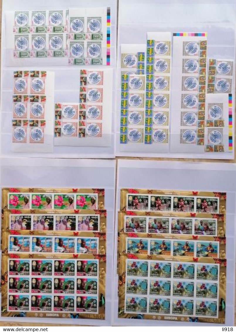 2006 Europa 50 Years Anni. Collection of 1770 Stamps Complet set Perf & Imperf MNH**