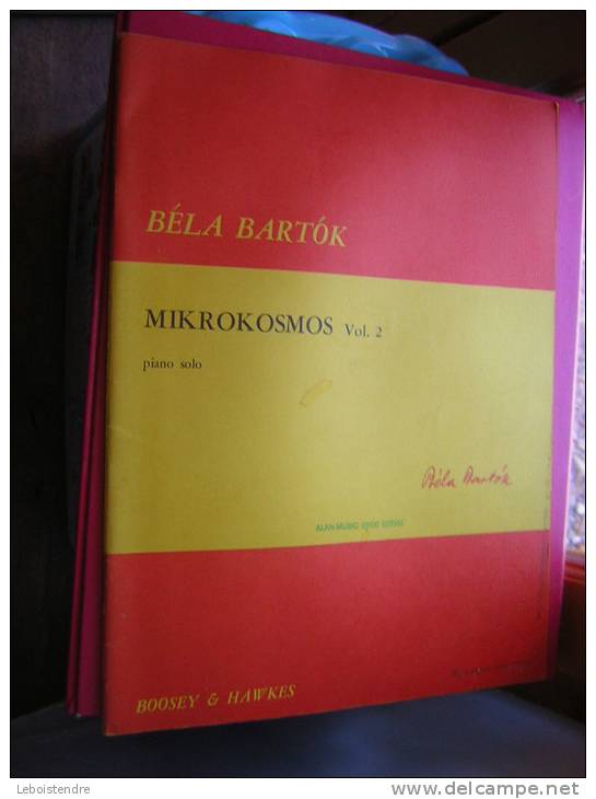BELA BARTOK MIKROKOSMOS VOL  1  PIANO SOLO  BOOSEY & HAWKES  PARTITIONS MUSICALES  PIECES DE PIANO PROGRESSIVES - Musique