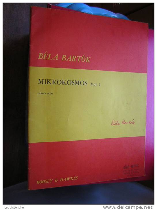 BELA BARTOK  MIKROKOSMOS VOL  2   PIANO SOLO  BOOSEY & HAWKES  PARTITIONS MUSICALES  PIECES DE PIANO PROGRESSIVES - Musik