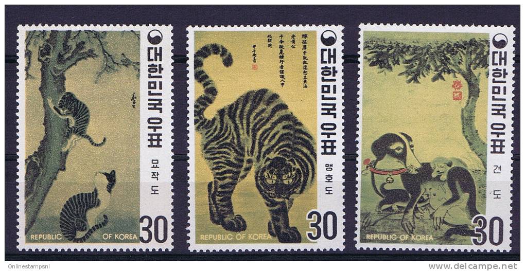 South Korea: 1970, Michel  739-741A, MNH / Neuf** - Korea, South