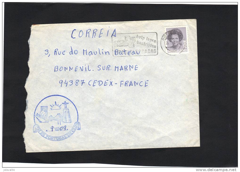 Lettre Pays Bas - Radio Amateur Voz De Portugal Dx Club - Covers & Documents