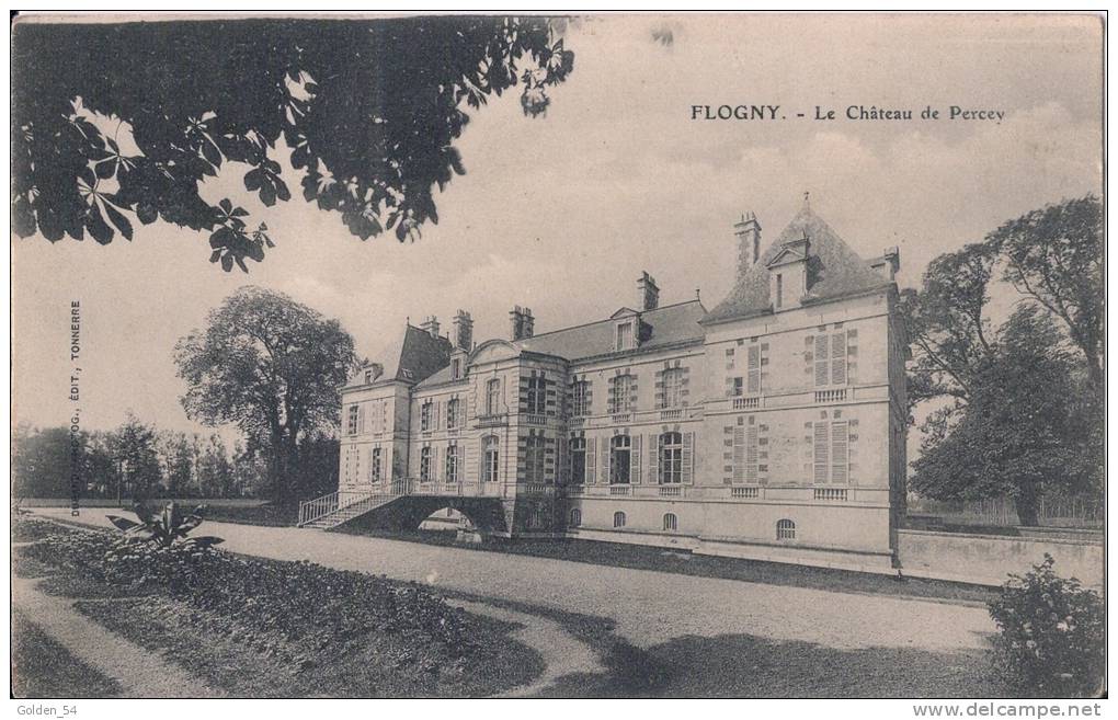 FLOGNY. - Le Château De Percey CPA Non écrite - Flogny La Chapelle