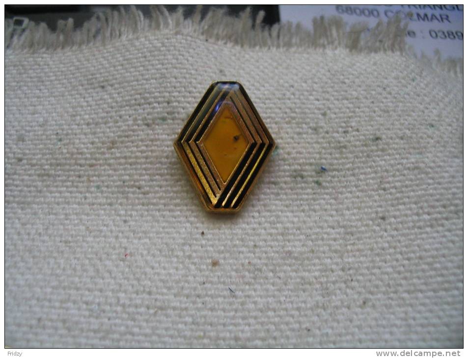 Pin´s Embleme RENAULT, Losange Jaune - Renault