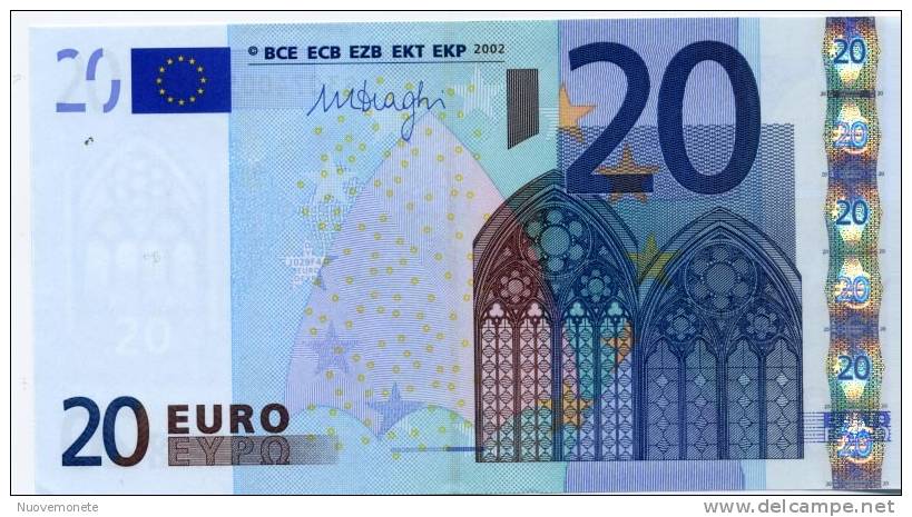 2012 Le Premier Billet Signé Par M.DRAGHI 20 EURO S ITALIA J029F5 UNC - 20 Euro