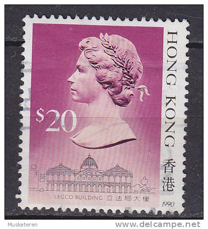 Hong Kong 1990 Mi. 520 III     20 $ Queen Königin Elizabeth II. Jahreszahl (1990) - Used Stamps