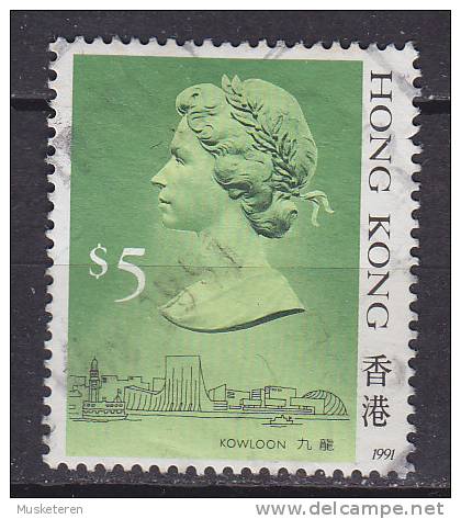 Hong Kong 1991 Mi. 518 III     5 $ Queen Königin Elizabeth II. Jahreszahl (1991) - Used Stamps