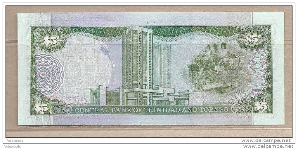 Trinidad & Tobago - Banconota Non Circolata Da 5 Dollari - 2002 - Trinité & Tobago