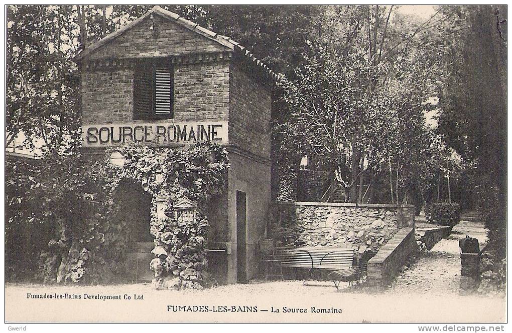 30 CARTE POSTALE - FUMADES LES BAINS - LA SOURCE ROMAINE - Other & Unclassified