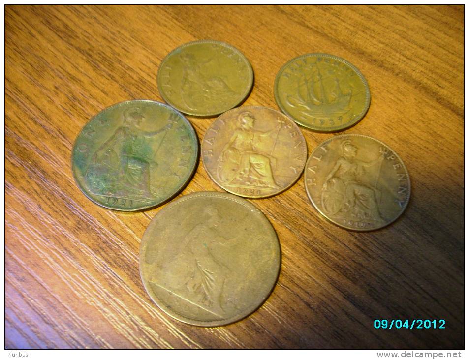 GREAT BRITAIN  LOT OF COINS - Colecciones