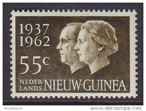 Netherlands New Guinea 1962 Mi. 75       55 C Silberhochzeit Des Königspaares MH* - Nueva Guinea Holandesa