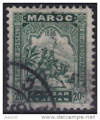 MAROC - POSTES LOCALES - EL KSAR EL KIBIR A QUEZZAN, YVERT Nº 5 - Usado - Marokko (1956-...)