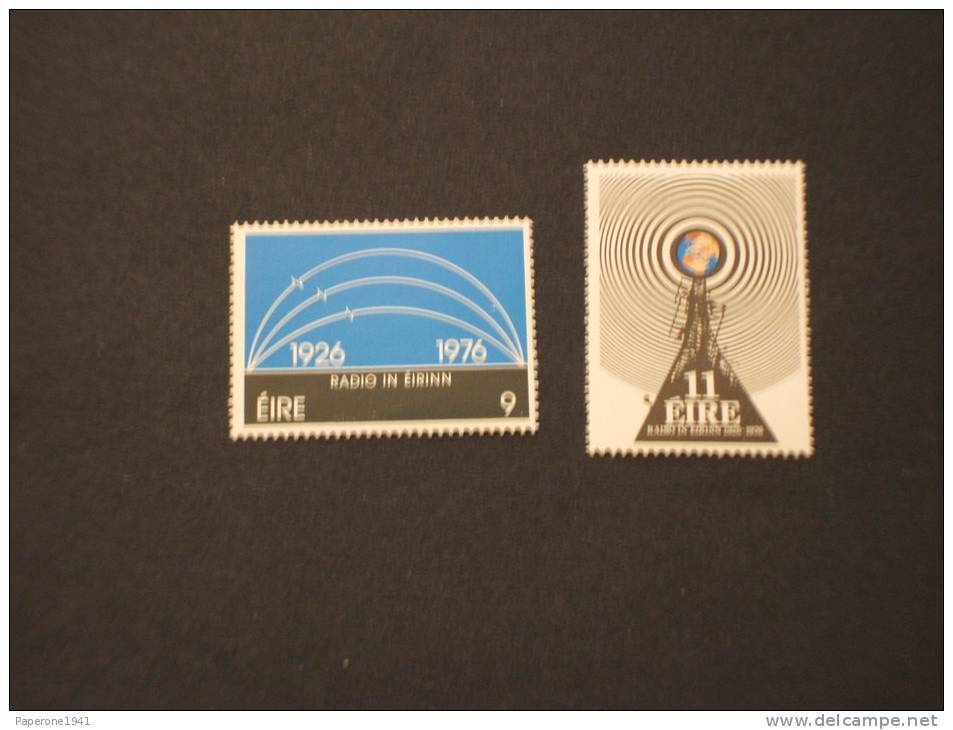 IRLANDA - 1976 RADIO 2 VALORI -NUOVI(++)-TEMATICHE - Unused Stamps