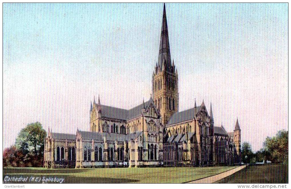 Salisbury Cathedral, Kromo Series 21091, 1932 Used - Salisbury