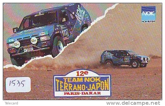 Télécarte Japon RALLYE RALLY RALLEY (1535) NOK * AUTO * VOITURE CAR Phonecard JAPAN * RACING * - Cars