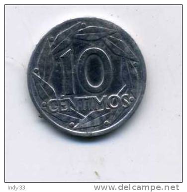 - ESPAGNE . 10 C. 1959   . - 10 Centiemen