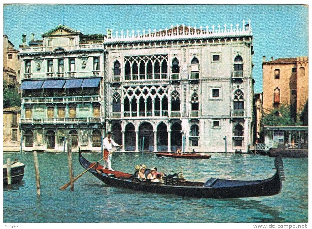 Postal Privat LIMOGES (Francia) . Voyage A Venise. Dessiner - Covers & Documents