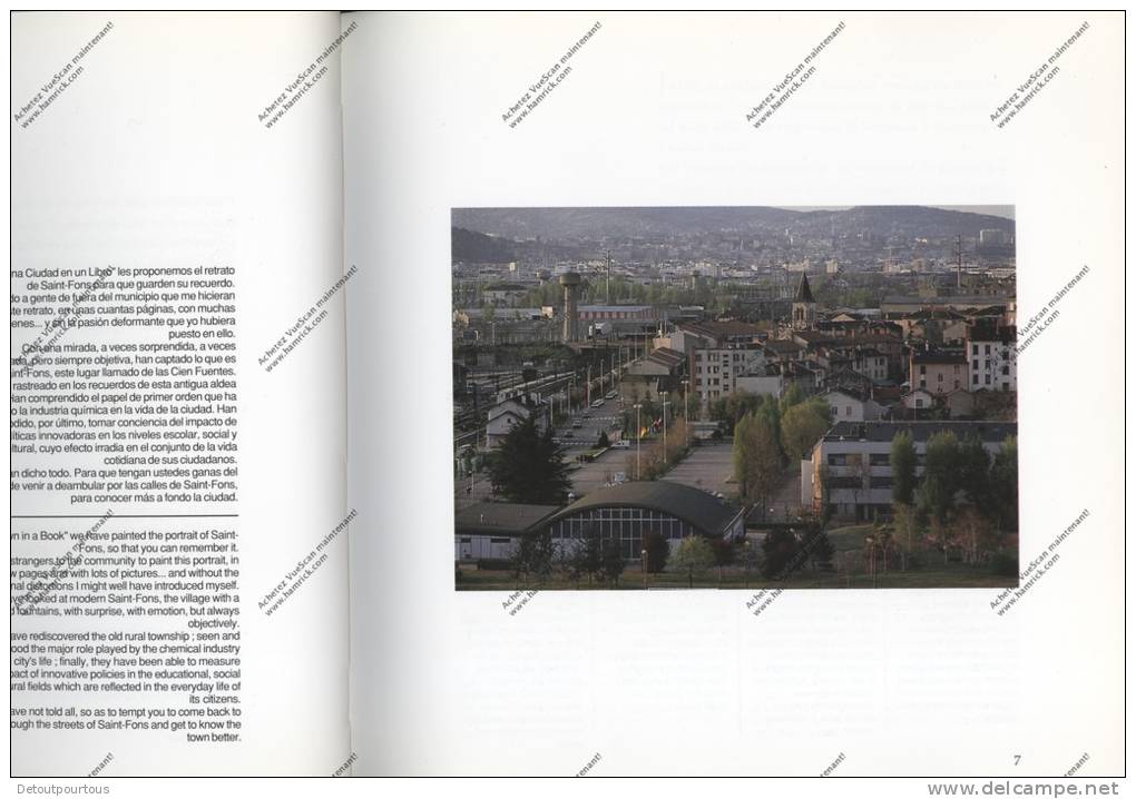 SAINT ST FONS La Ville En Un Livre Textes Bigot & Patriarca Photos H Hugues 1992 - Rhône-Alpes