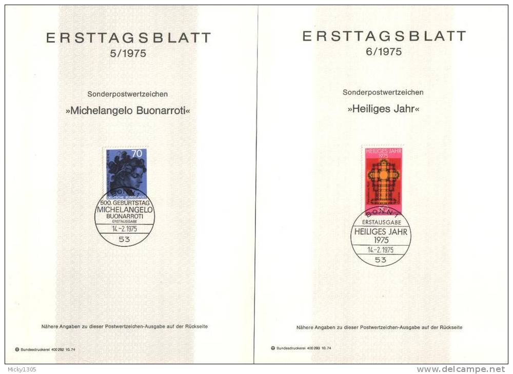 Germany - ETB 1975 Komplett 24 Stück / Complete 24 Pieces (x250)- - 1974-1980