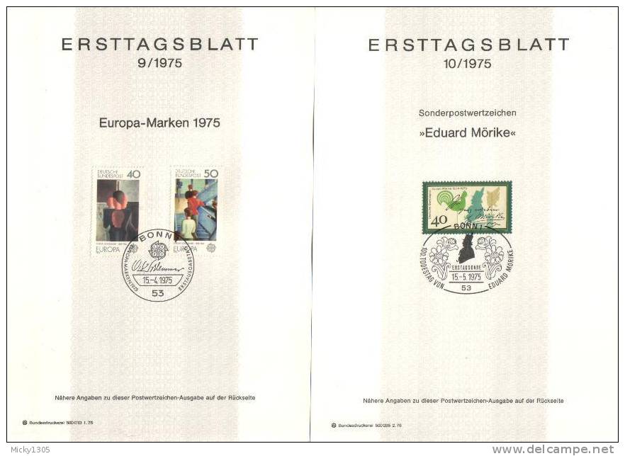 Germany - ETB 1975 Komplett 24 Stück / Complete 24 Pieces (x250)- - 1974-1980