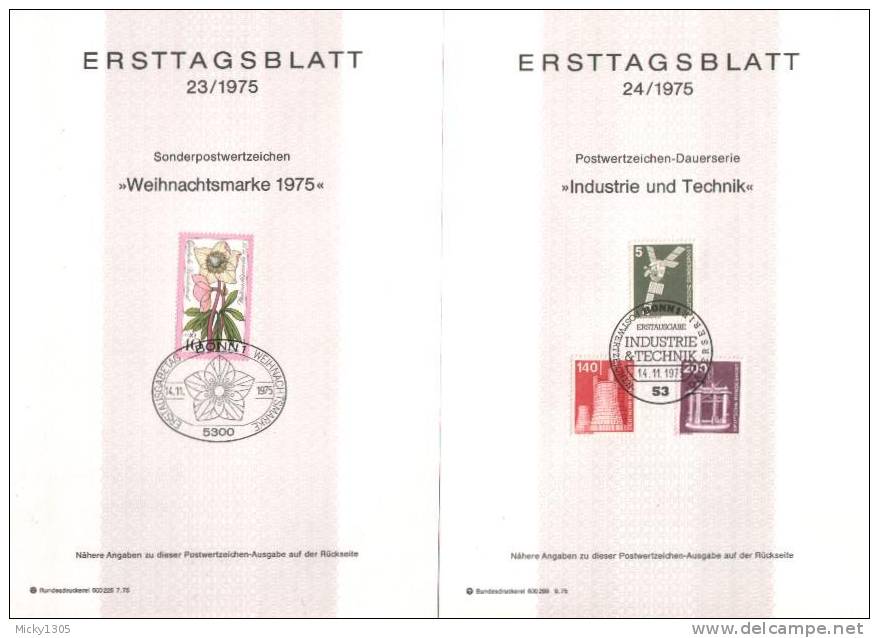 Germany - ETB 1975 komplett 24 Stück / complete 24 pieces (x250)-