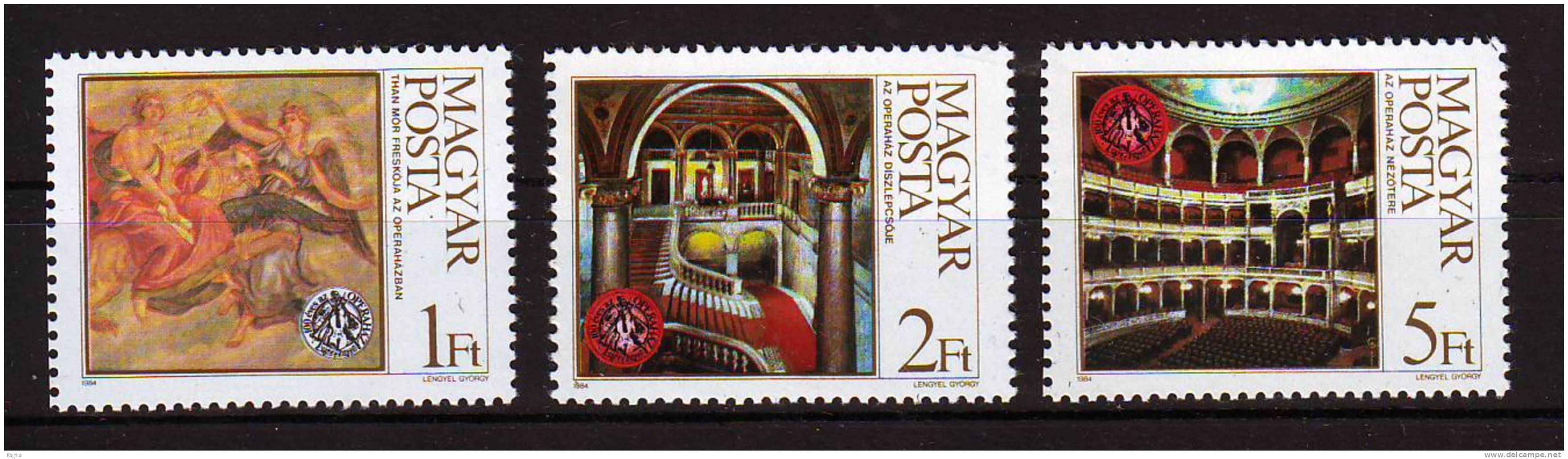 HUNGARY - 1984. Reopening Of Budapest Opera House - MNH - Unused Stamps