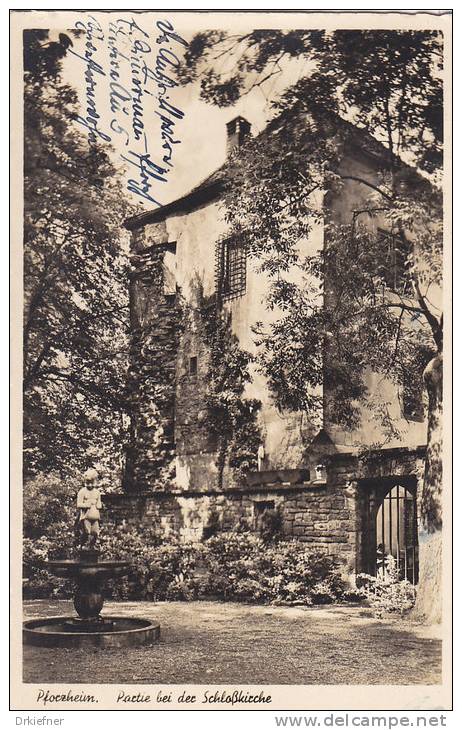 PFORZHEIM, Partie Bei Der Schlosskirche, Stempel: Pforzheim 1.10.1941 Nach Bönnigheim - Pforzheim