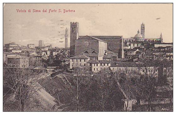 Veduta Di Siena Dal Forte S. Barbera , Italy , PU-1923 - Siena