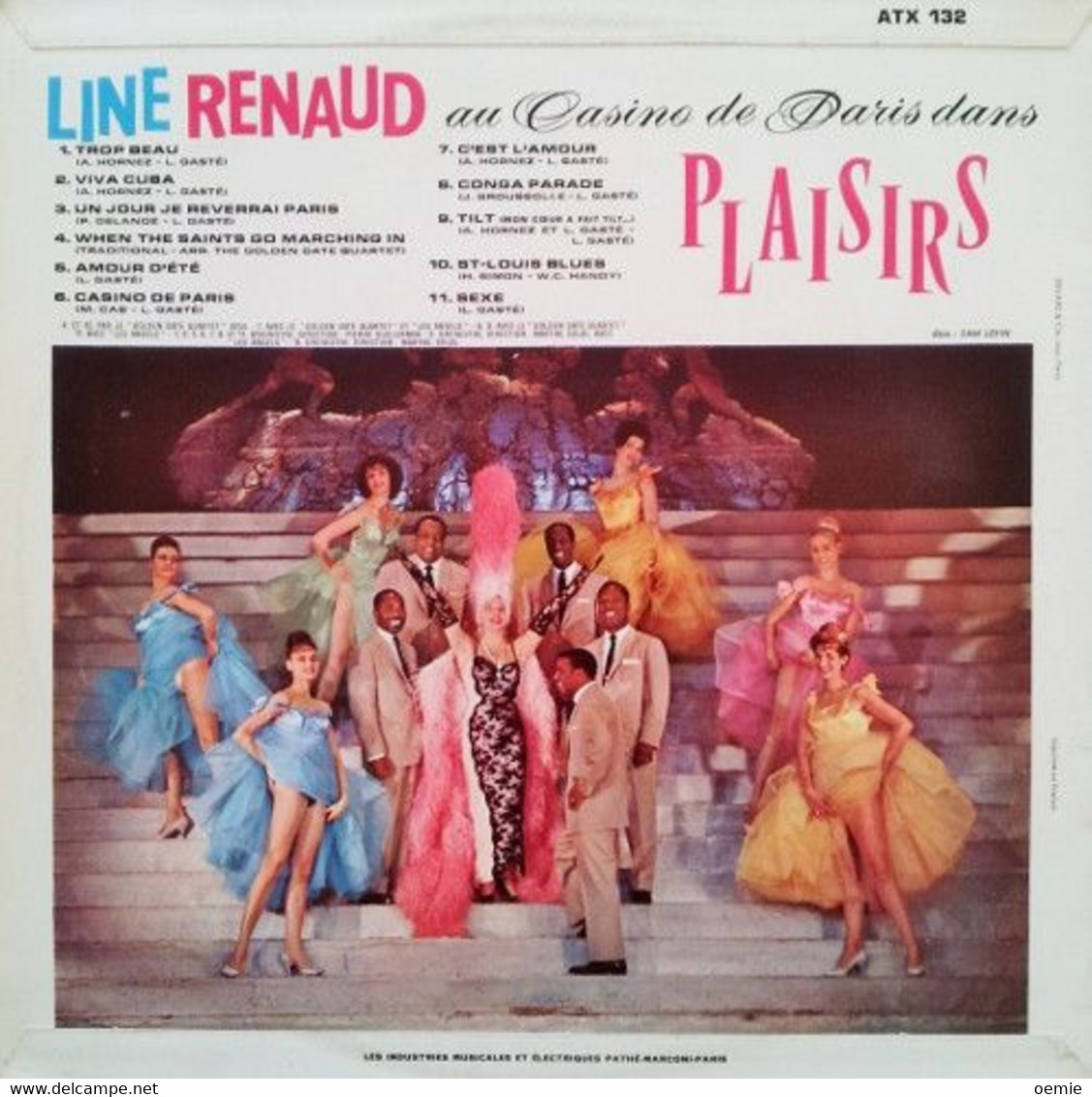 LINE RENAUD °  AU CASINO DE PARIS  DANS PLAISIRS  ORIGINAL 1959 - Autographs