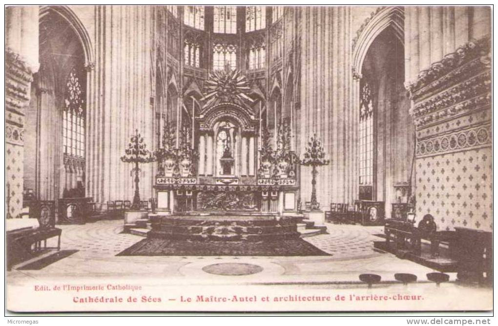 Cathédrale De SEES - Le Maître-Autel Et Architecture De L'arrière-choeur - Sees