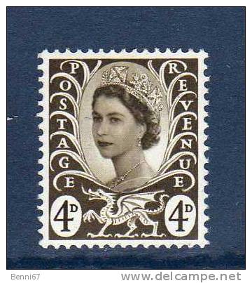 UK Grande Bretagne 1968 Yv 521 MNH ** - Galles