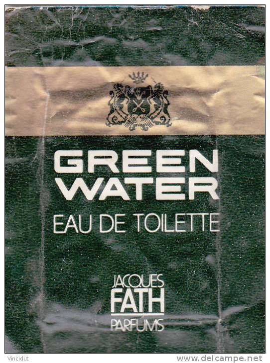 Green Water Jacques Fath  Air France - Autres & Non Classés